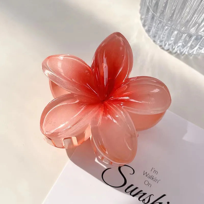 Gradient Flower Hair Clips Set for Beach Styles - Smarsty