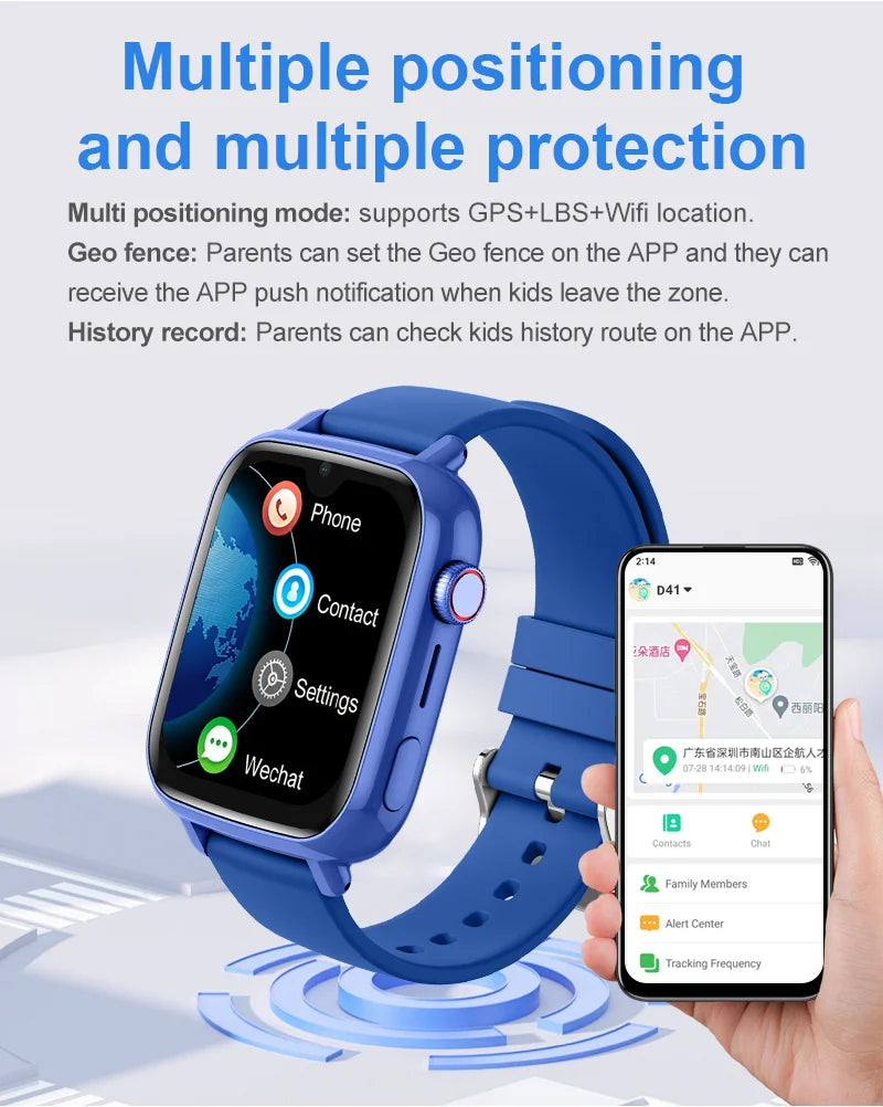 4G Kids Smart Watch with GPS Tracking and Video Call - Smarsty