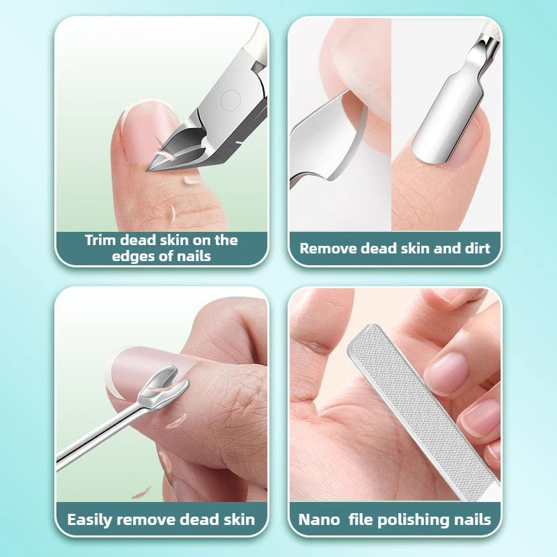 Professional Toe Nail Clipper Set for Ingrown Toenails - Smarsty