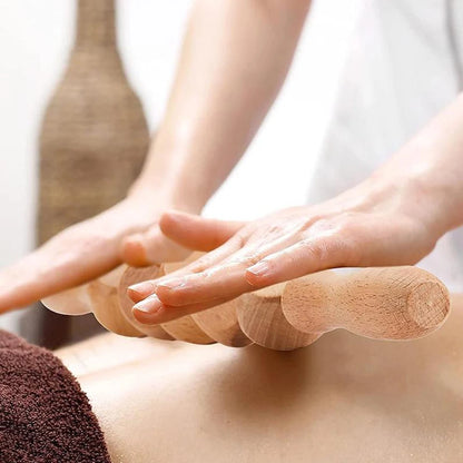 6 In 1 Wooden Massage Tool Set for Lymphatic Drainage - Smarsty