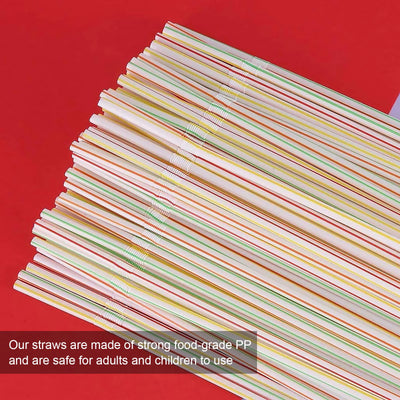 Colorful Flexible Plastic Drinking Straws for Parties - Smarsty