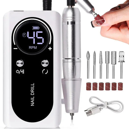 Professional Electric Nail Drill Machine for Manicure - Smarsty