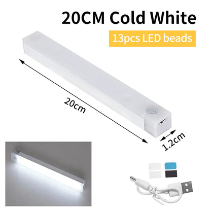 Rechargeable Motion Sensor LED Night Light for Cabinets - Smarsty
