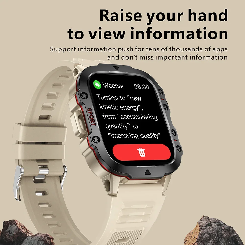 Smart Waterproof Fitness Smartwatch with Bluetooth Call - Smarsty