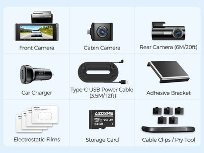 4K Dash Cam With GPS And Superior Night Vision Parking - Smarsty