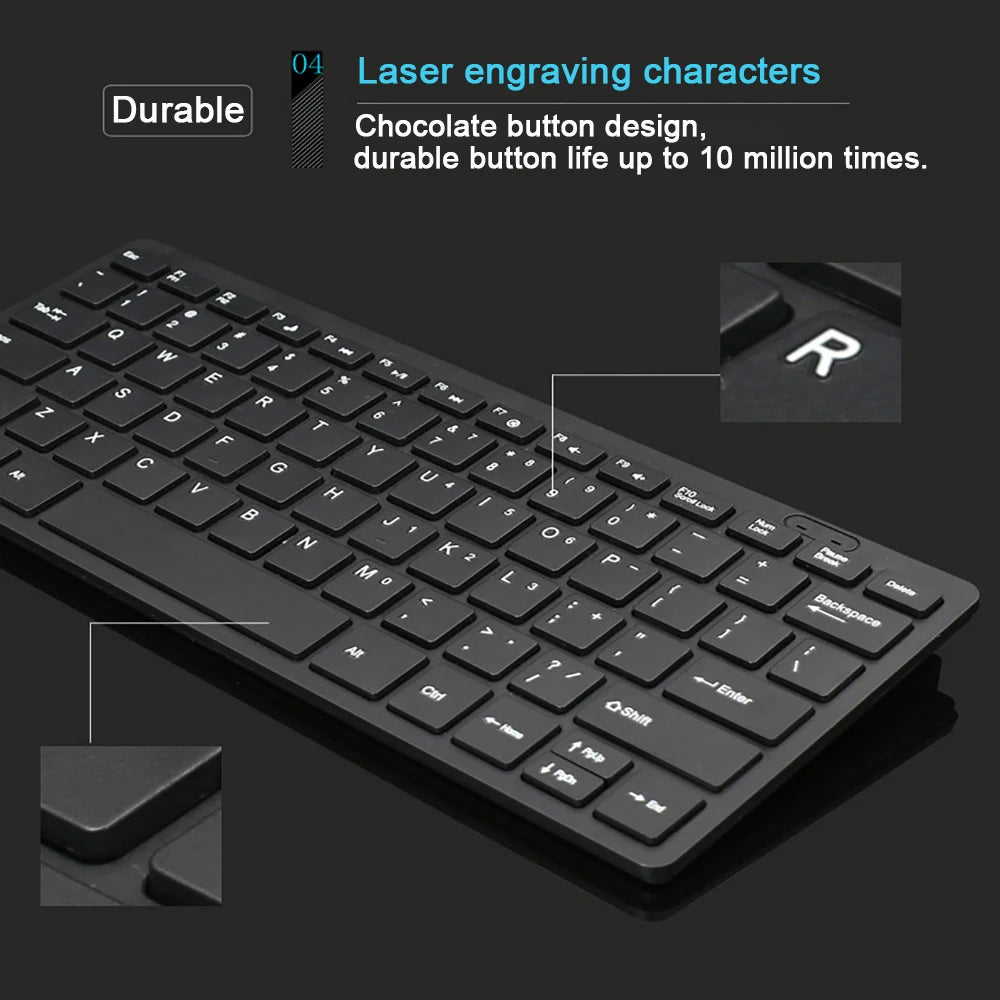 Ultra Thin USB 2.0 Wired Keyboard Mini 78 Keys Multimedia