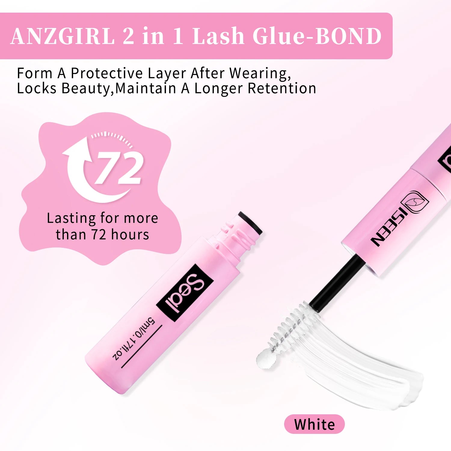 ISEEN DIY Segmented False Eyelash Set with Glue - Smarsty
