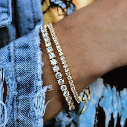 Trendy Women's Tennis Bracelet with AAA+ Cubic Zirconia - Smarsty