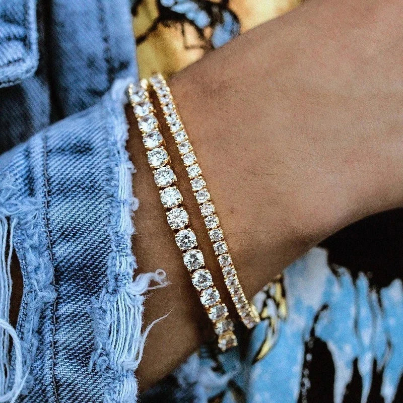 Trendy Women's Tennis Bracelet with AAA+ Cubic Zirconia - Smarsty