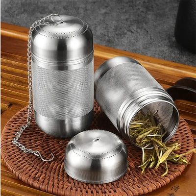 Tea Strainer Stainless Steel Tea Infuser Tea Leaves Spice Seasoning Ball Strainer Teapot Fine Mesh Coffee Filter Teaware - Smarsty