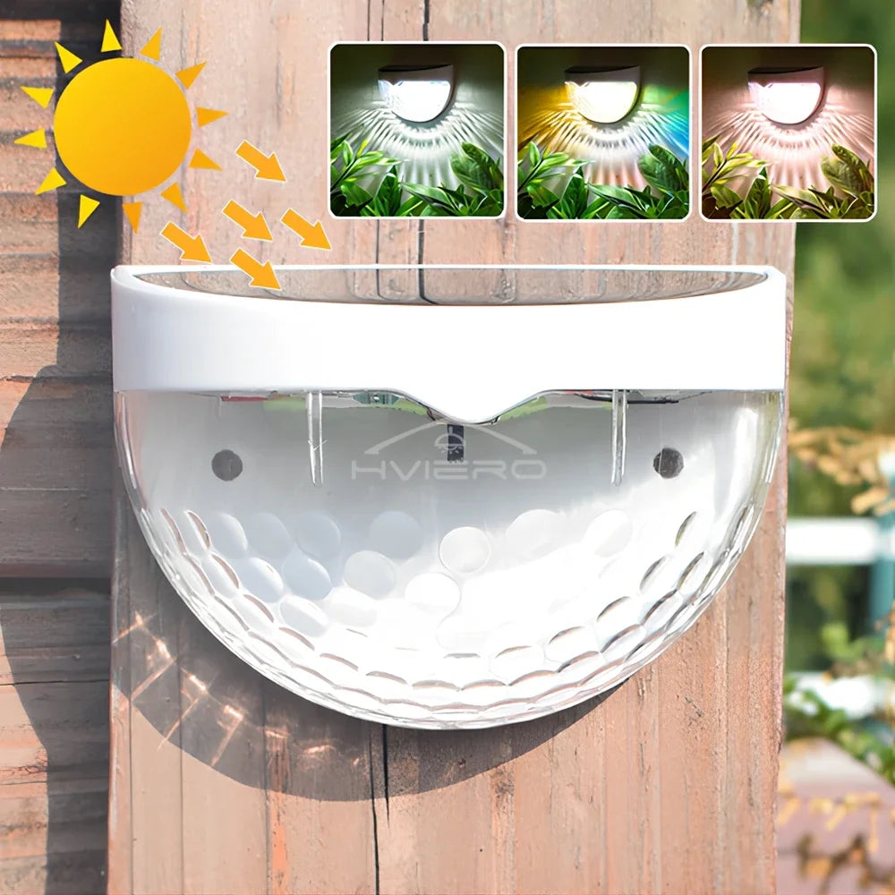 LED Solar Waterproof Fence Lamp for Garden Pathway - Smarsty