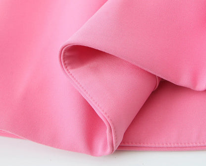 TFMLN Elegant Ladies Pink Spaghetti Strap Dress 2025 Summer New Simple Style Women Slim Short Dress Party Fashion A-Line Dress - Smarsty