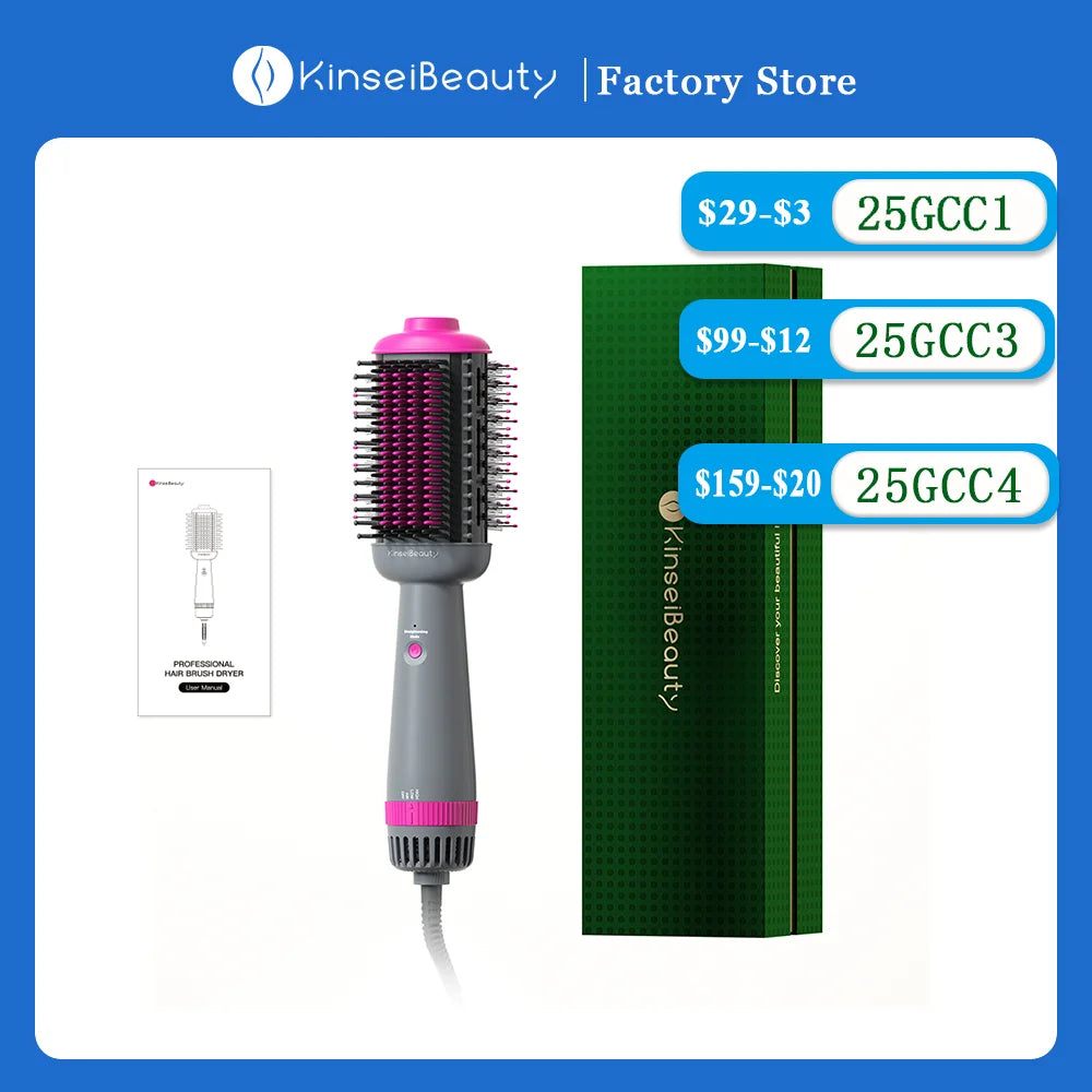 KinseiBeauty 5 In 1 Hot Air Comb Dryer - Smarsty