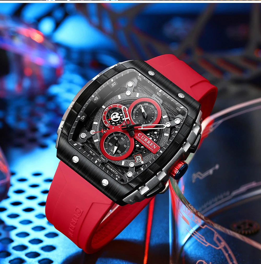 Curren Sports Large Dial Casual Quartz Watch - Smarsty