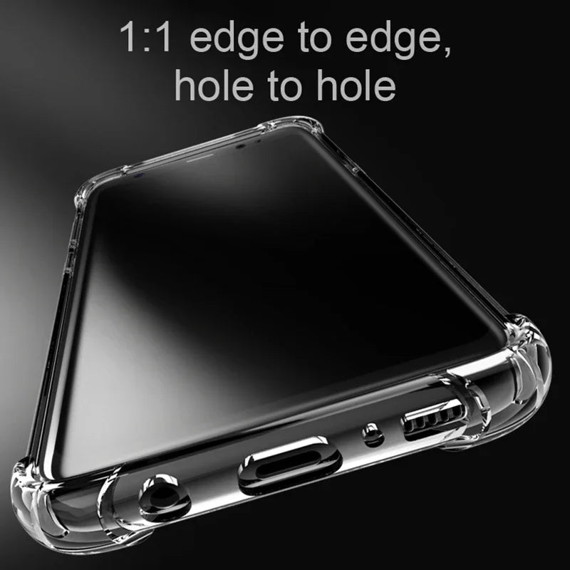 Transparent Silicone Case For Galaxy Phones Soft Shockproof - Smarsty