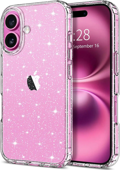 Smarsty Glitter Clear Protective Phone Case For 17 16 15 14 -