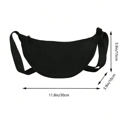 Dumpling Shaped Single Shoulder Bag Crossbody Style - Smarsty