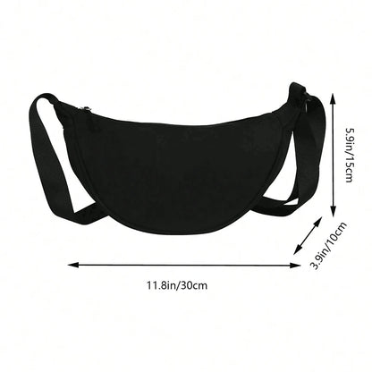 Dumpling Shaped Single Shoulder Bag Crossbody Style - Smarsty
