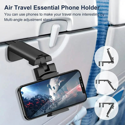 Mobile Phone Holder Portable Travel Holder Desktop Flight Folding Rotatable Selfie Stand for Watching Dramas and Learning Dishes - Smarsty