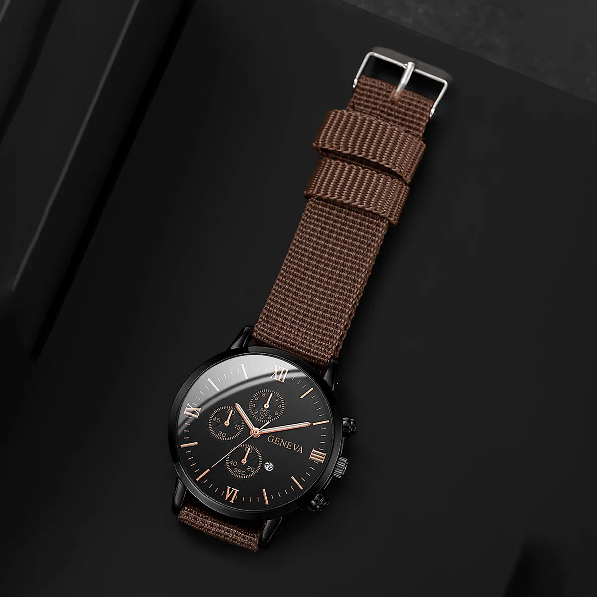Men's Fashion Quartz Watches Set with Nylon Bands - Smarsty