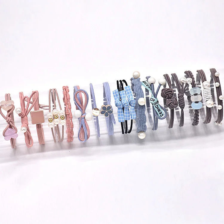 10PCS High Elasticity Hair Ring Set for Durable Ponytails - Smarsty