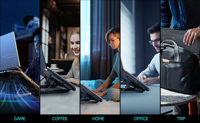 Laptop Cooling Pad 12 17 Inch With Five Quiet Fans - Smarsty