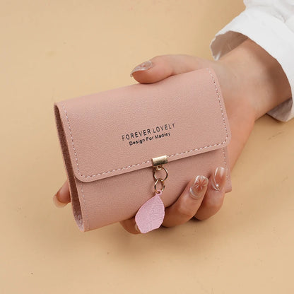 Trifold Clutch Coin Purse, Minimalist Credit Card Holder, Women's Casual Wallet - Smarsty