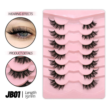 GROINNEYA Soft Natural Faux Mink Eyelashes for Everyday Wear - Smarsty