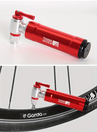 ThinkRider CO2 Pump For Bicycle Schrader Presta Adapter Bike Pump Inflator Aluminum Tire Tube Mini size MTB Bicycle Pumps CO2 Ca - Smarsty