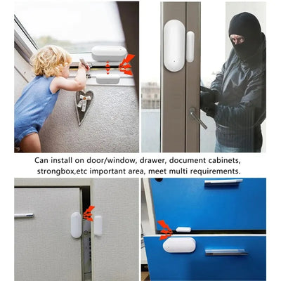 Zigbee Smart Door Window Sensor With EWeLink Control - Smarsty