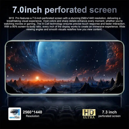 New 2025 HOT 15 Ultra 7.0HD Global Edition Original Smart Dual Card Facial Recognition Function 8000mAh Battery