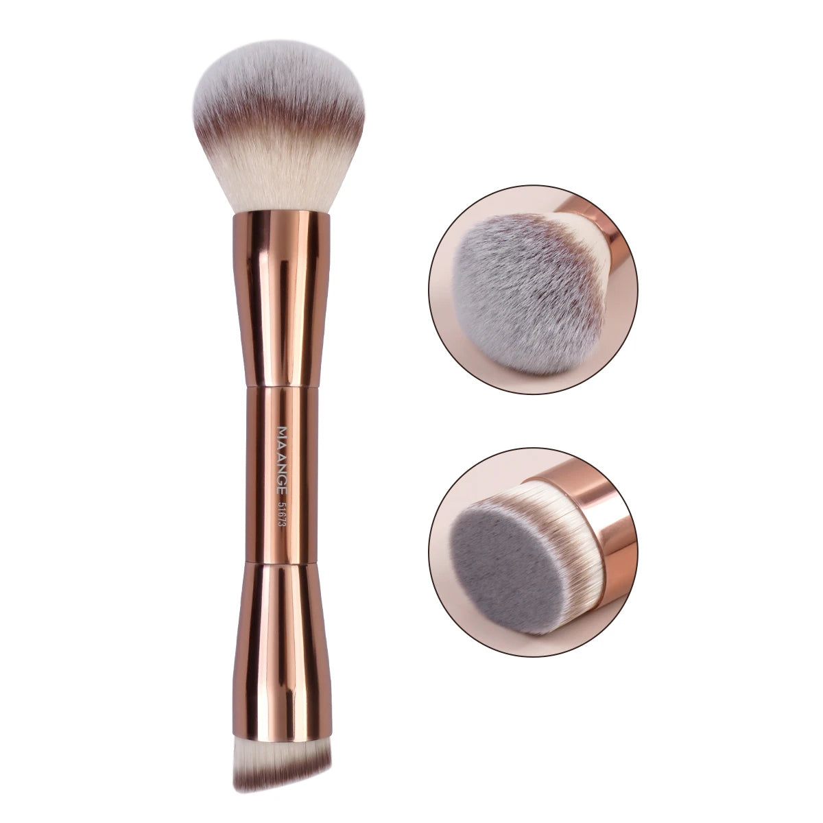 MAANGE Double Head Makeup Brush Set for Flawless Application - Smarsty