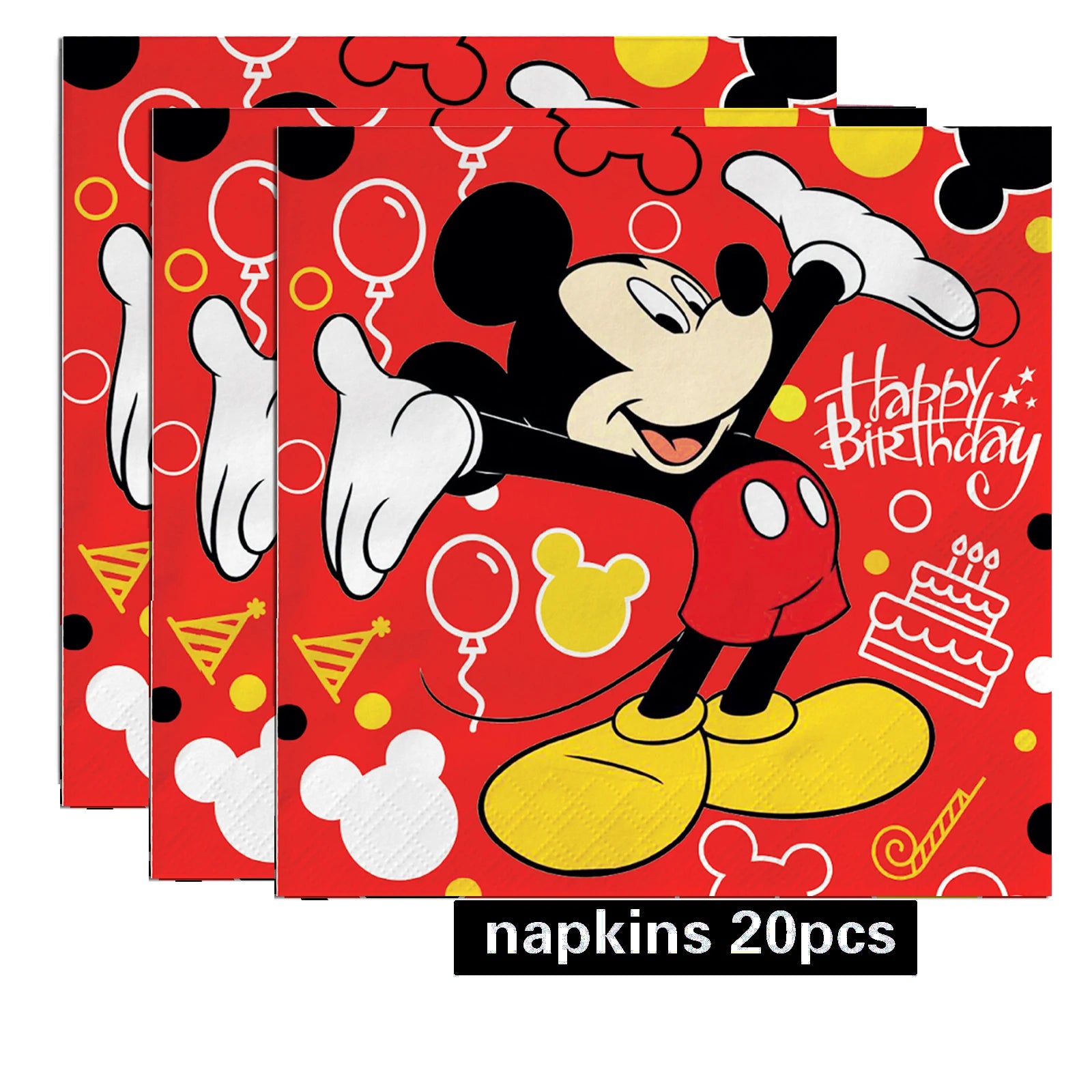 Disney Mickey Mouse Party Supplies Set for Kids Birthdays - Smarsty
