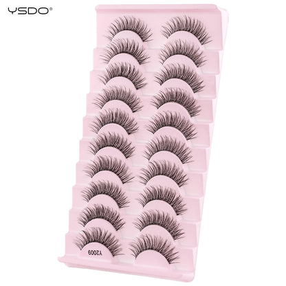 YSDO Natural Full Cat Eye False Eyelashes 3D Effect - Smarsty