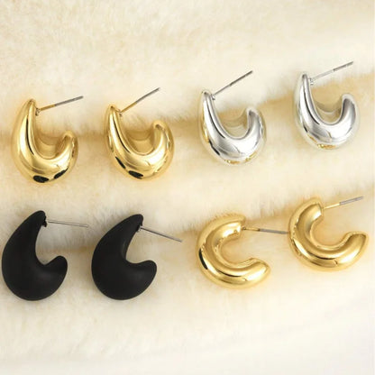 Vintage Acrylic Water Drop Stud Earrings for Elegant Style - Smarsty