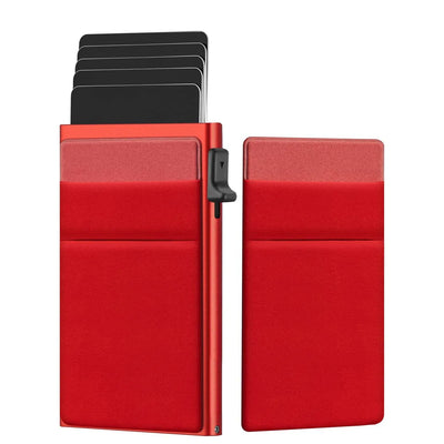 Rfid Credit Card Holder Men Thin Slim Mini Minimalist Wallets Luxury Metal Bank ID Cardholer Case Wallet for Men Carteras Choice - Smarsty