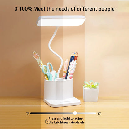 USB LED Table Lamp with Eye Protection for Reading - Smarsty
