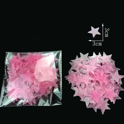 Glow in The Dark Stars Wall Stickers for Kids - Smarsty