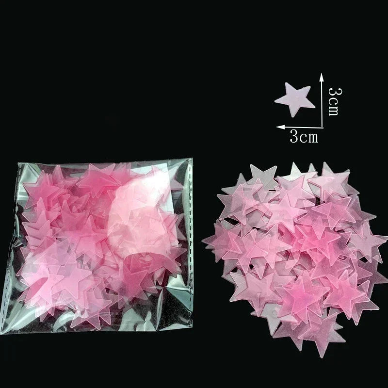 Glow in The Dark Stars Wall Stickers for Kids - Smarsty