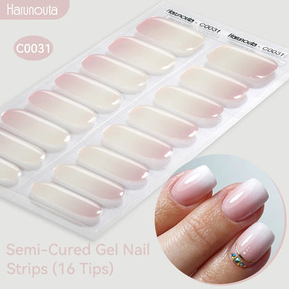 Gradient Auroras Gel Nail Strips for Easy DIY Manicure - Smarsty