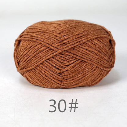 Soft Milk Cotton Yarn for Hand Knitting Projects - Smarsty