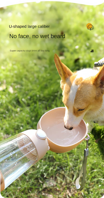 Portable Dog Water Bowl With Food Dispenser - Smarsty