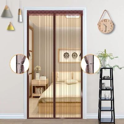 Heavy Duty Magnetic Screen Door Mesh Curtain for Bug Protection - Smarsty