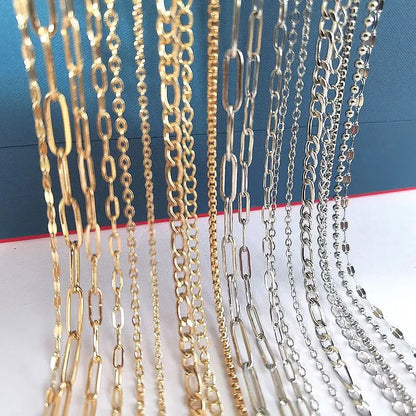 No Fade 2 Meter Stainless Steel Chain For Jewelry Making - Smarsty