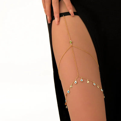 Bohemian Double Layer Metal Leg Chain for Women - Smarsty