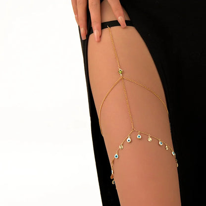 Bohemian Double Layer Metal Leg Chain for Women - Smarsty