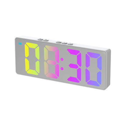LED Digital Alarm Clock with Voice Control and Dual Snooze - Smarsty