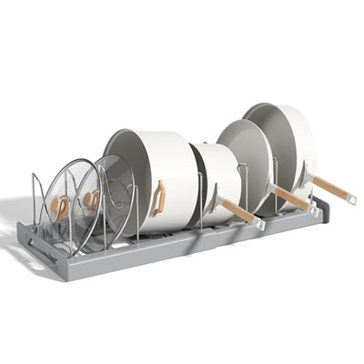 Kitchen utensil artifact pot storage rack Foldable kitchen utensil storage rack Kitchen pot lid storage rack by Smarsty