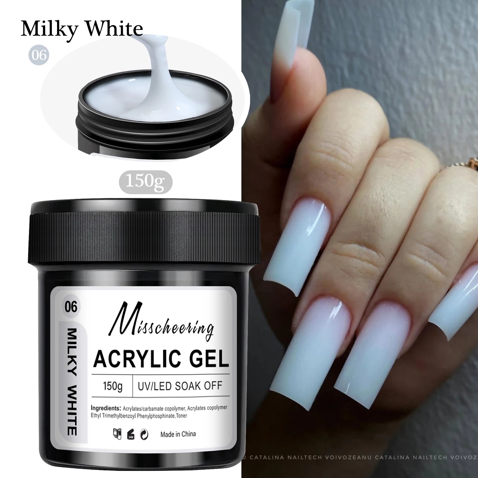 150g Large Capacity Nail Extension Gel for DIY Art - Smarsty