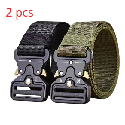 Tactical Canvas Belt Mens Military Outdoor Waistband - Smarsty